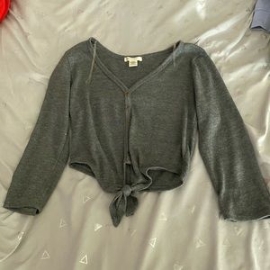 Fashion nova grey crop top